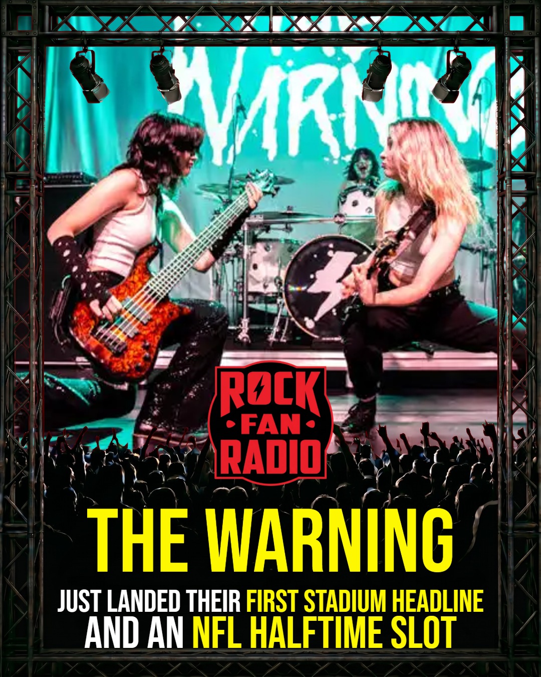 The Warning Just Landed Their First Stadium Headline—and an NFL Halftime Slot