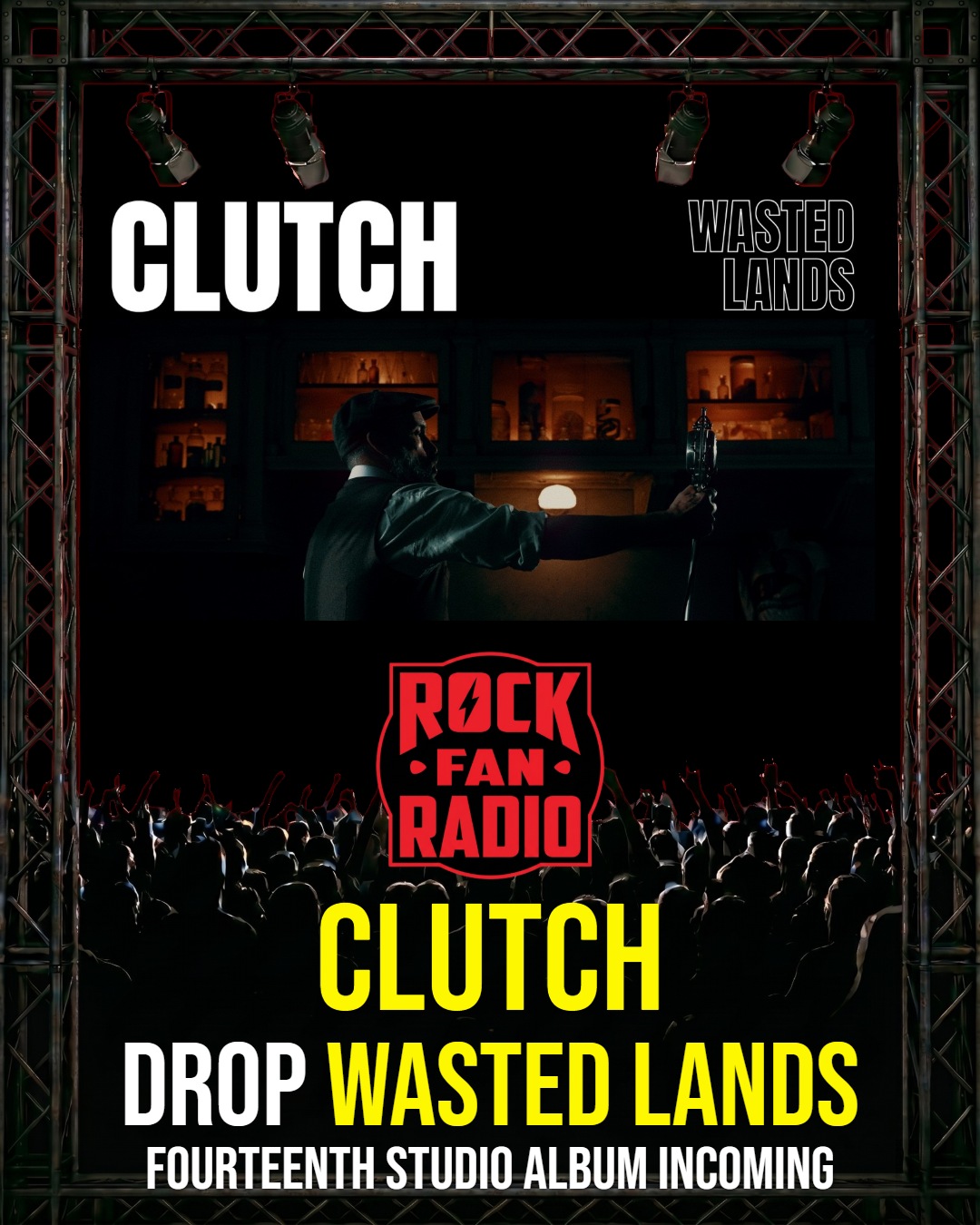 Clutch Drop ‘Wasted Lands’: Fourteenth Studio Album Incoming