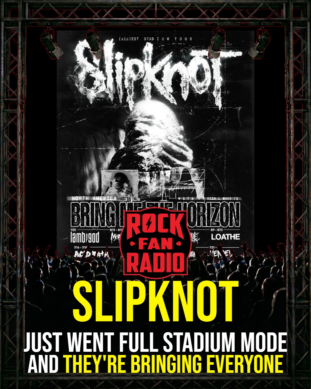 Slipknot Just Went Full Stadium Mode—And They’re Bringing Everyone