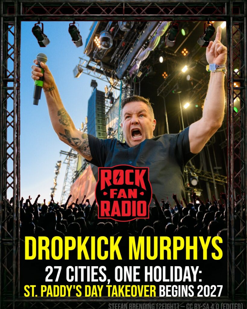 27 Cities, One Holiday: Dropkick Murphys’ St. Paddy’s Day Takeover Begins 2027