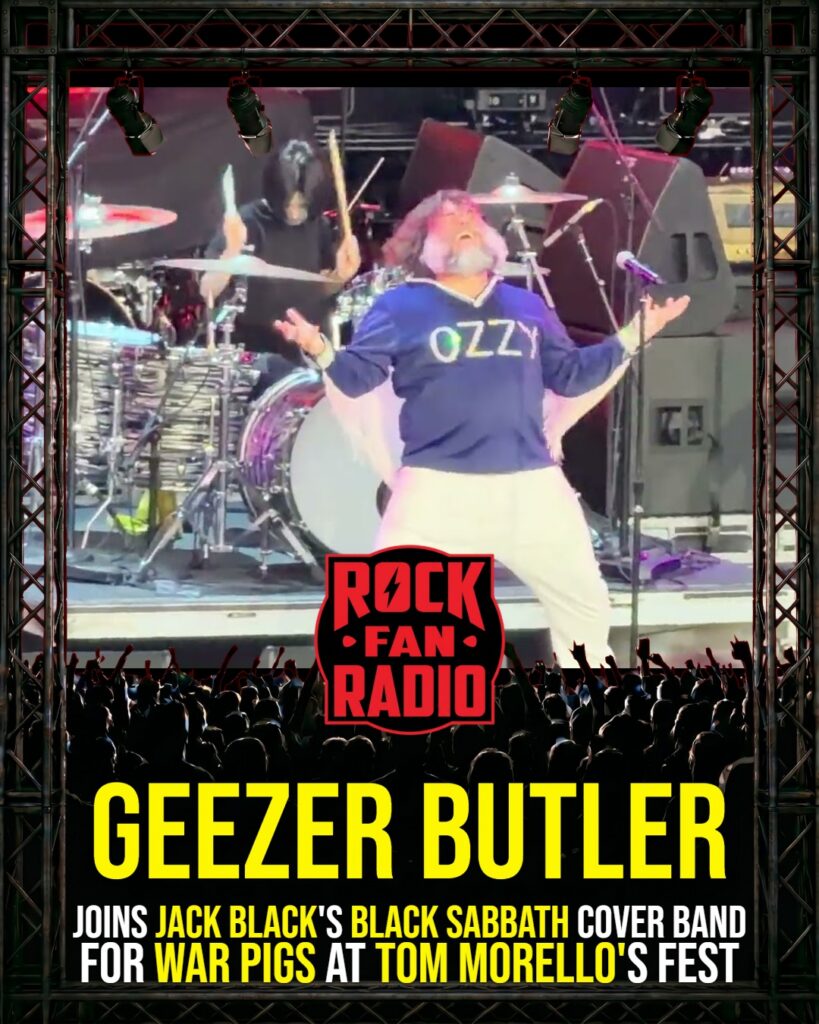 Geezer Butler Joins Jack Black’s Black Sabbath Cover Band for ‘War Pigs’ at Tom Morello’s Fest
