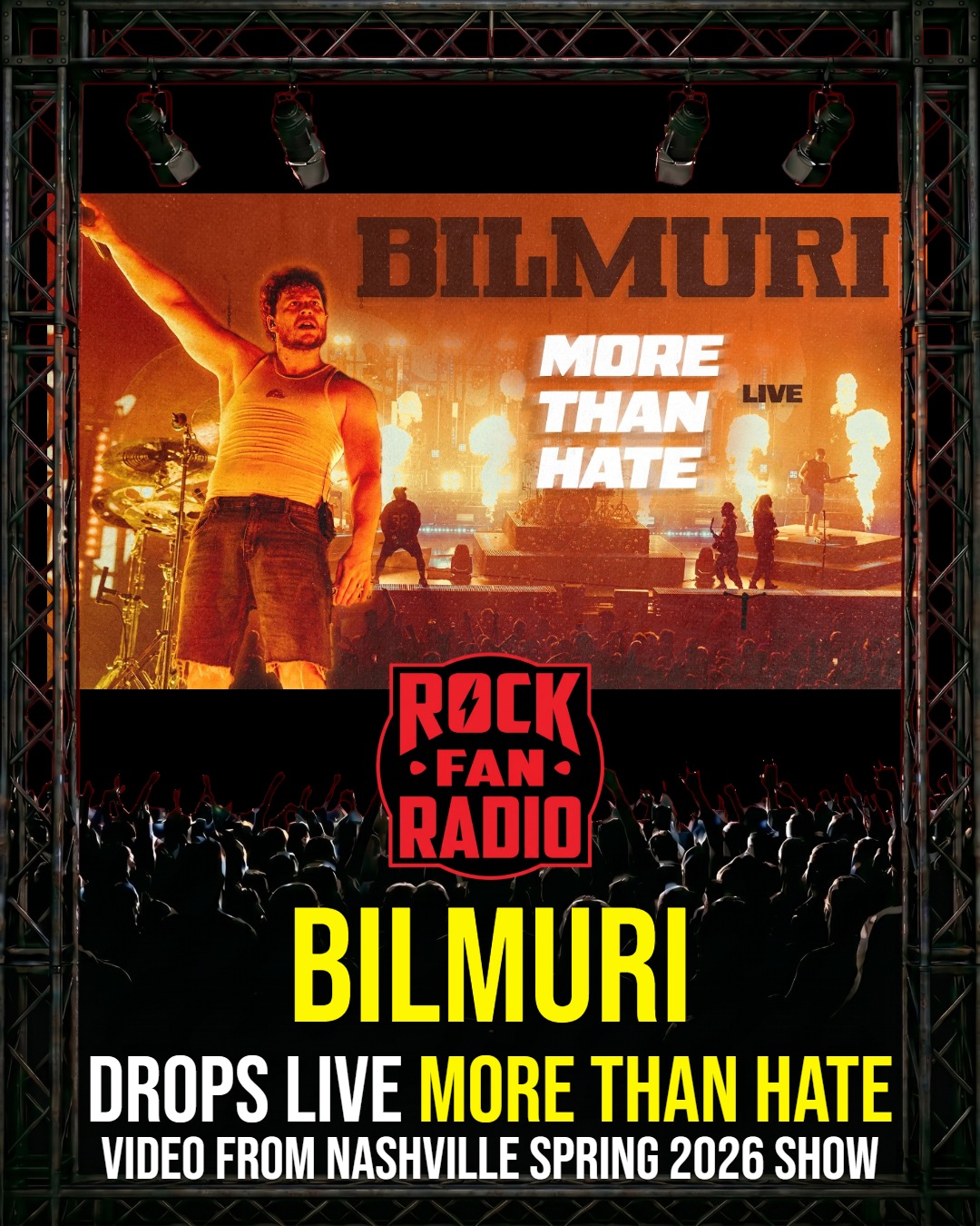 Bilmuri Drops Live ‘MORE THAN HATE’ Video From Nashville Spring 2026 Show