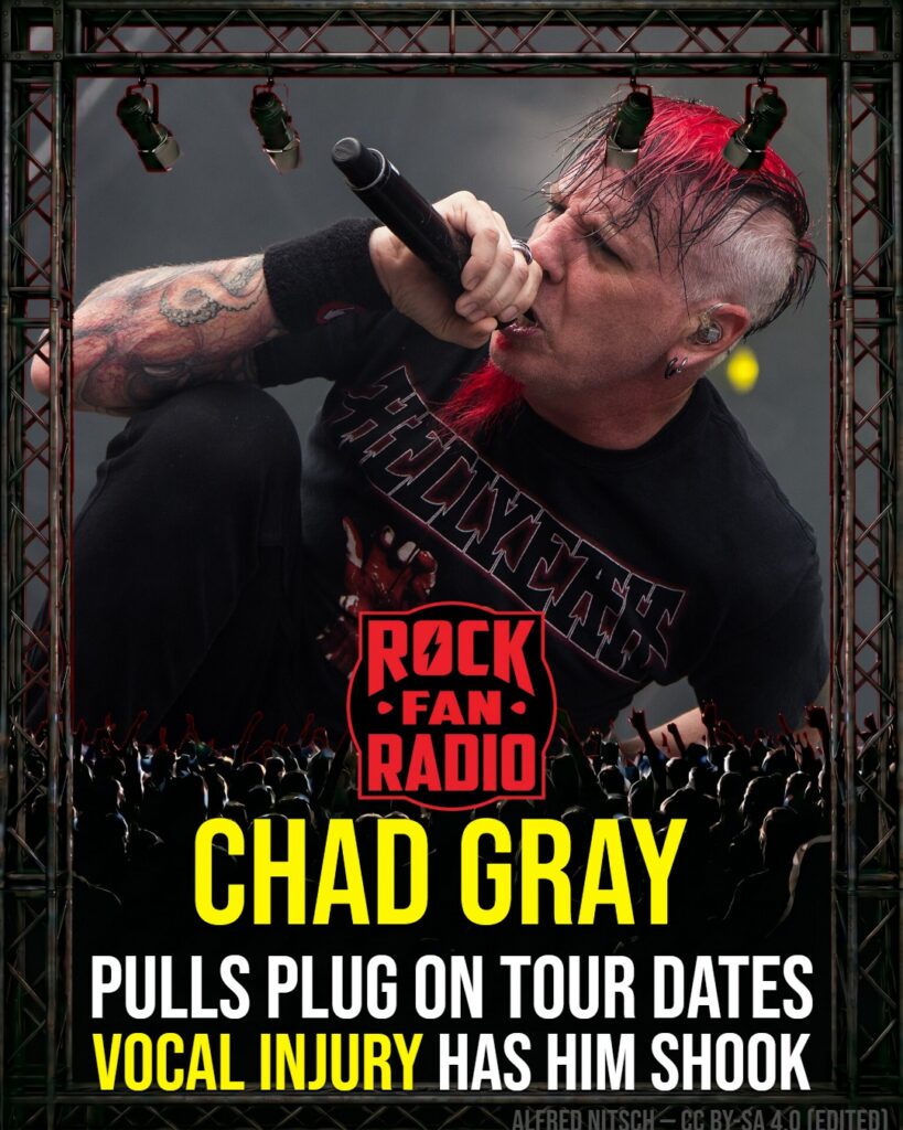 Mudvayne’s Chad Gray Pulls Plug on Tour Dates—Vocal Injury Has Him Shook