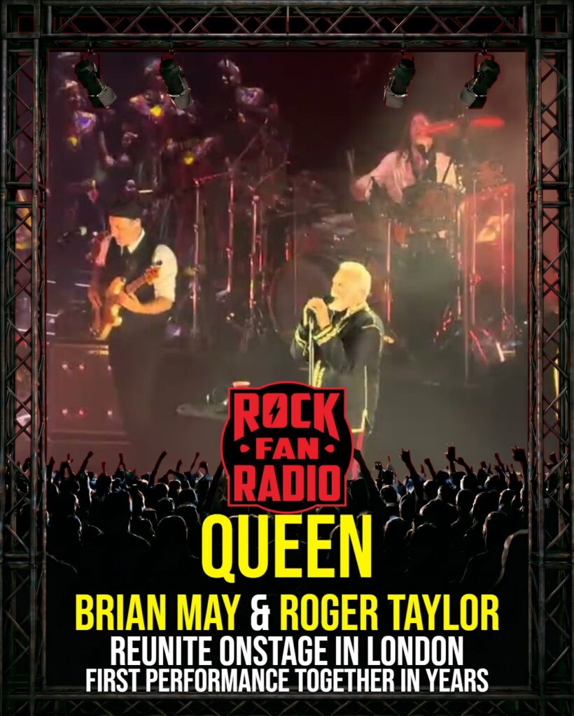 Queen’s Brian May & Roger Taylor Reunite Onstage in London — First Performance Together in Years
