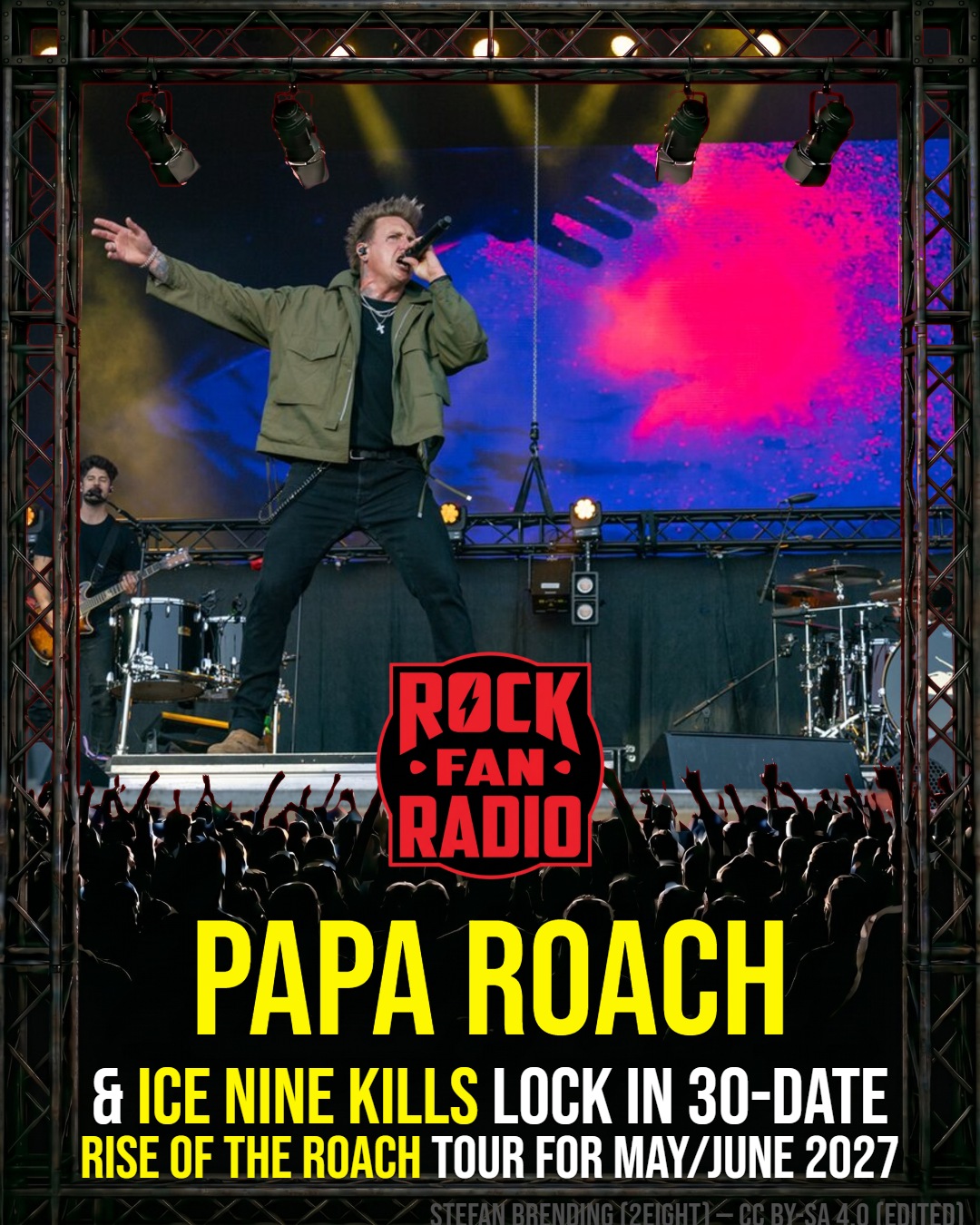 Papa Roach & Ice Nine Kills Lock in 30-Date ‘Rise of the Roach’ Tour for May/June 2027