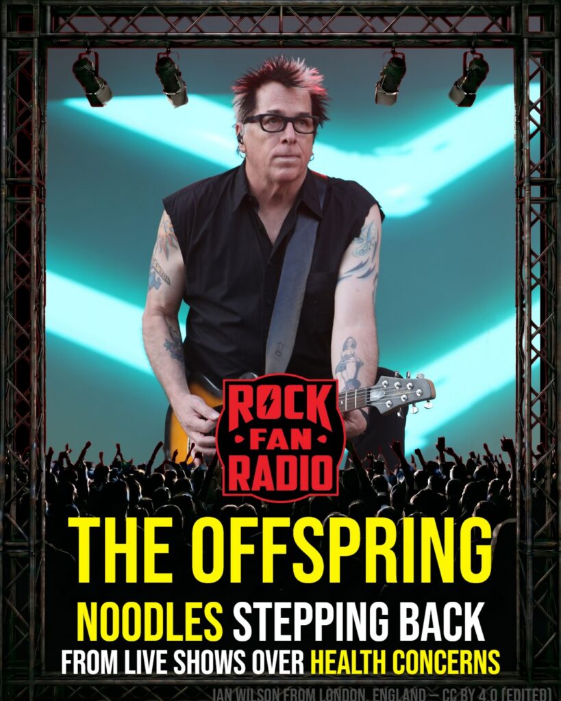 The Offspring’s Noodles Stepping Back From Live Shows Over Health Concerns