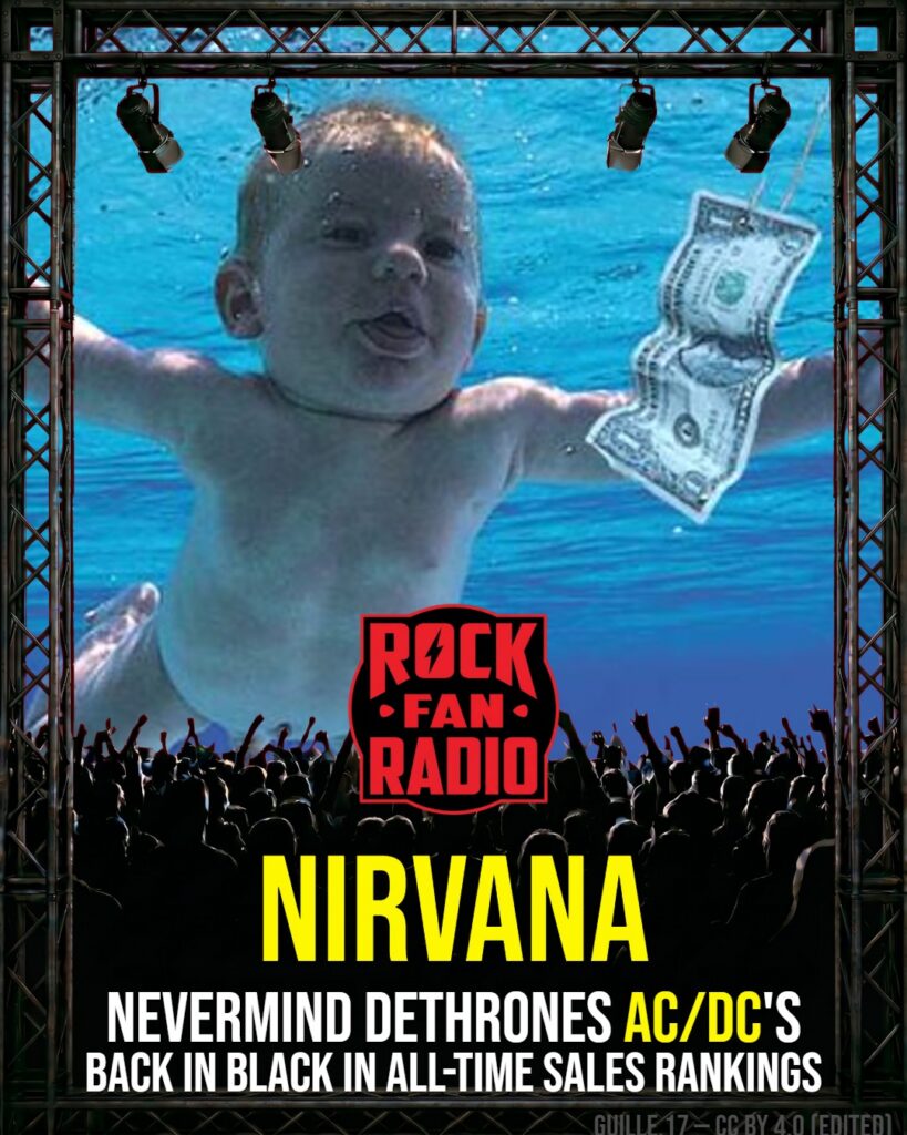 Nevermind Dethrones AC/DC’s Back in Black in All-Time Sales Rankings