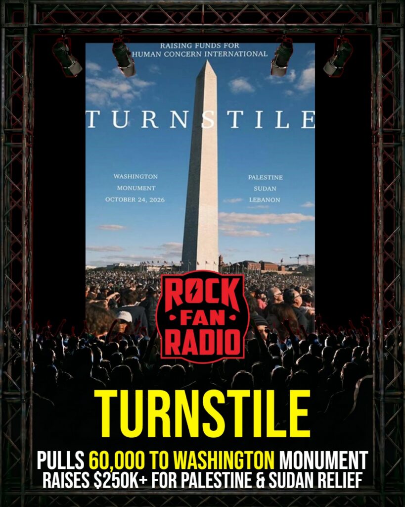 Turnstile Pulls 60,000 to Washington Monument, Raises $250K+ for Palestine & Sudan Relief