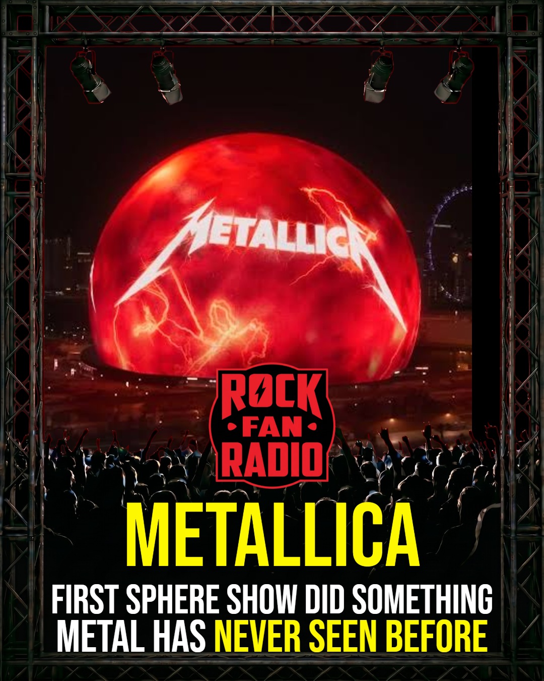 Metallica’s First Sphere Show Did Something Metal Has Never Seen Before
