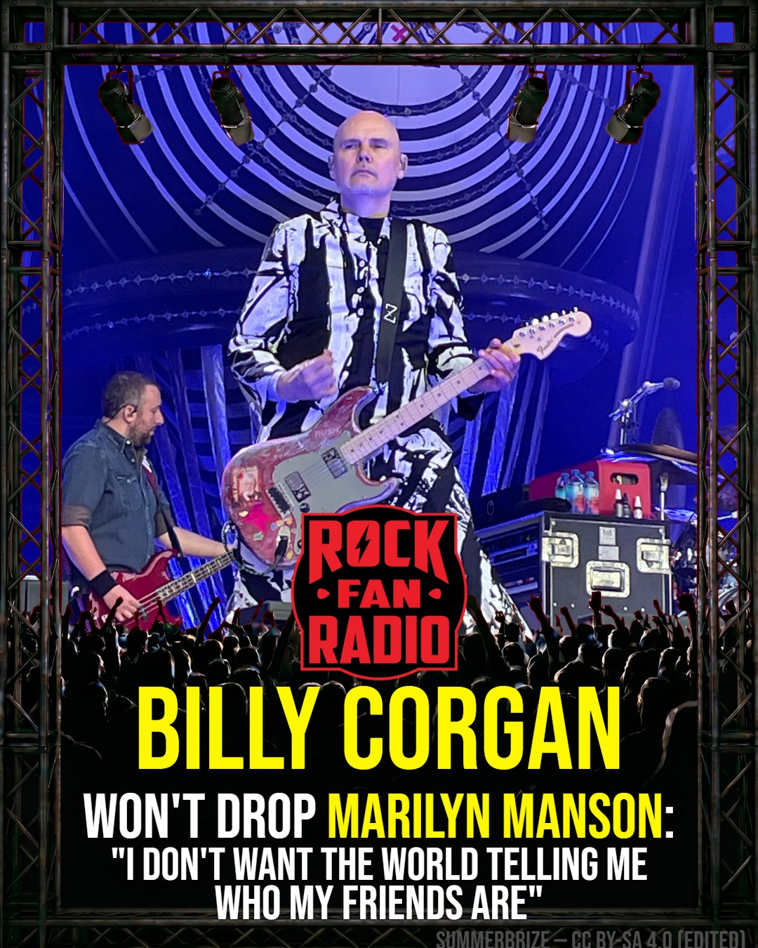 Billy Corgan Won’t Drop Marilyn Manson: “I Don’t Want the World Telling Me Who My Friends Are”