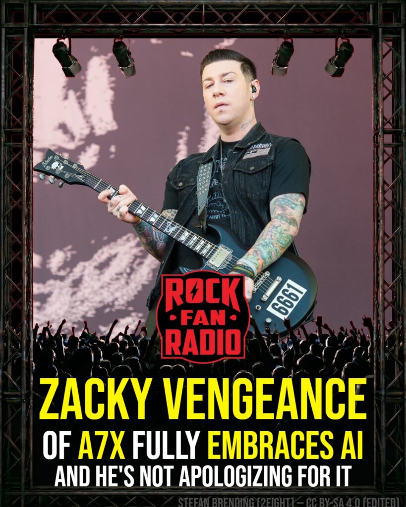 Zacky Vengeance Fully Embraces AI—And He’s Not Apologizing for It