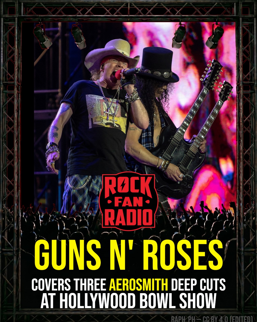 Guns N’ Roses Covers Three Aerosmith Deep Cuts at Hollywood Bowl Show