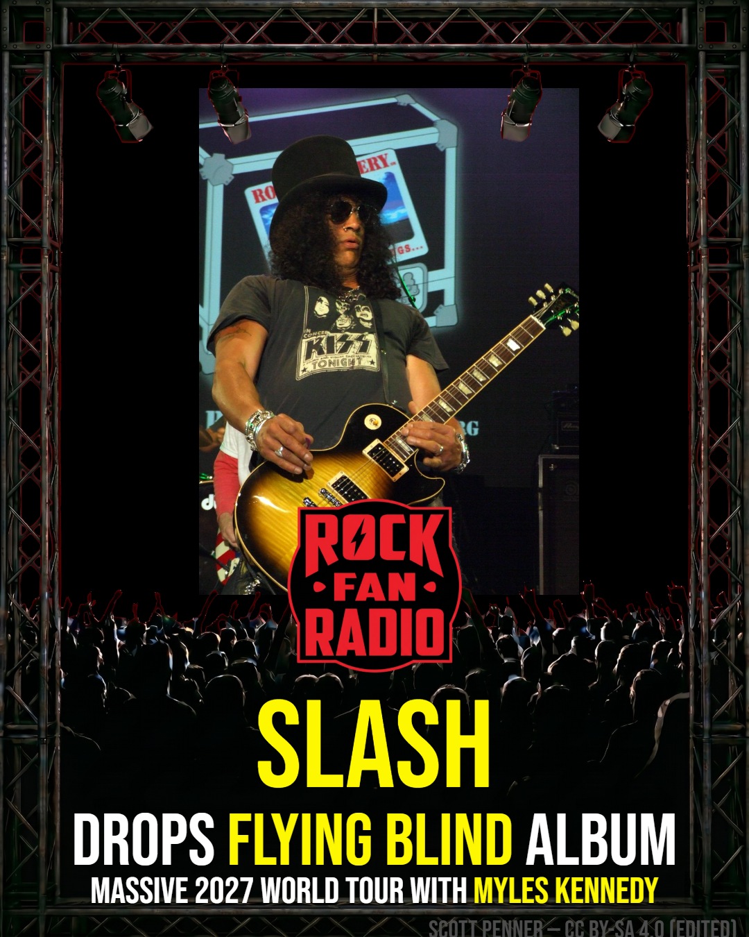 Slash Drops Flying Blind Album & Massive 2027 World Tour With Myles Kennedy